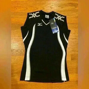Mizuno Women's Performance V-Neck Sleeveless Athletic Jersey Shirt size XS NWT